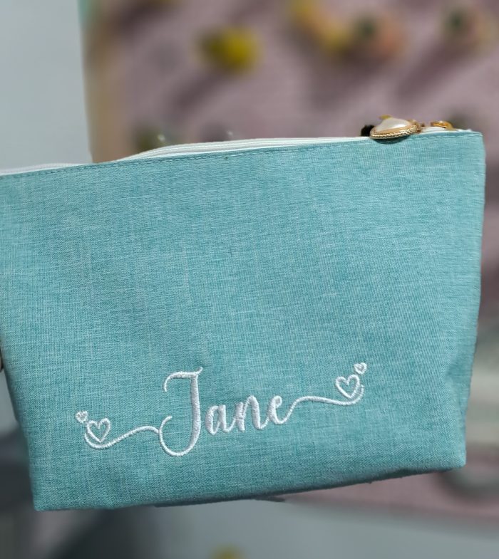 Necessaire Tifanny Nylon Linho - Imagem 2
