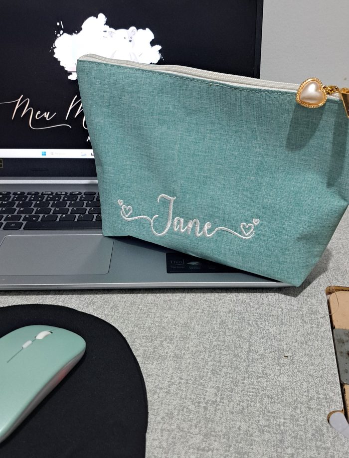 Necessaire Tifanny Nylon Linho - Imagem 4